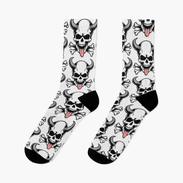 Item preview, Horned Skull designed and sold by Angry Swan Designs.