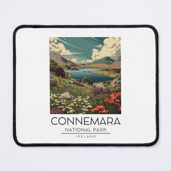 Item preview, A Vintage Illustration of Connemara National Park - Ireland designed and sold by GoodOldVintage.