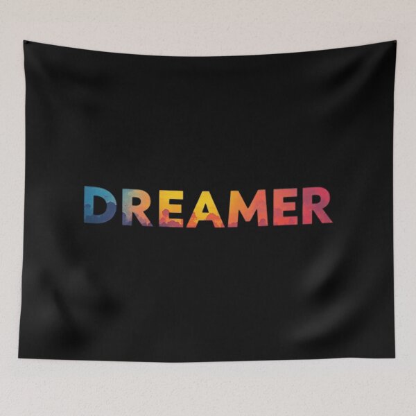 Item preview, Dreamer Typography – Sunset Gradient Inspirational Art designed and sold by GRITMOOD.
