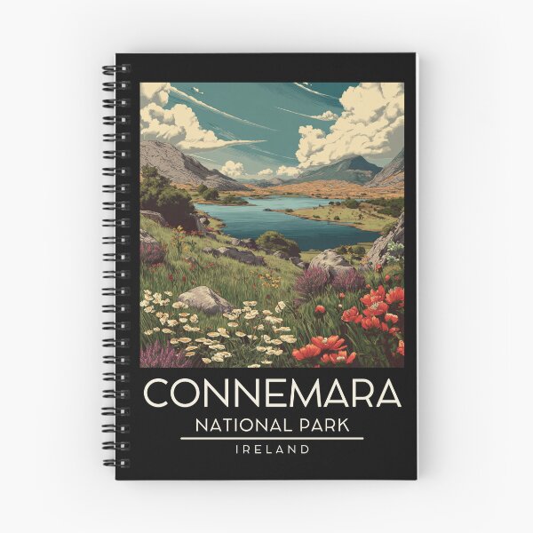 Item preview, A Vintage Illustration of Connemara National Park - Ireland  designed and sold by GoodOldVintage.