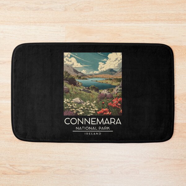 Item preview, A Vintage Illustration of Connemara National Park - Ireland  designed and sold by GoodOldVintage.