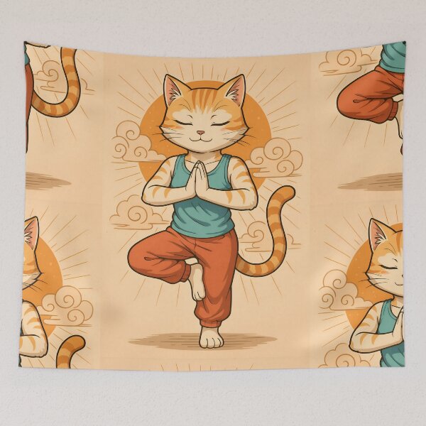 Item preview, Cat Yoga designed and sold by Day Dreamer.
