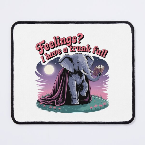 Item preview, Dramatic Elephant with Cape Reciting Poetry Funny designed and sold by MagicWander.