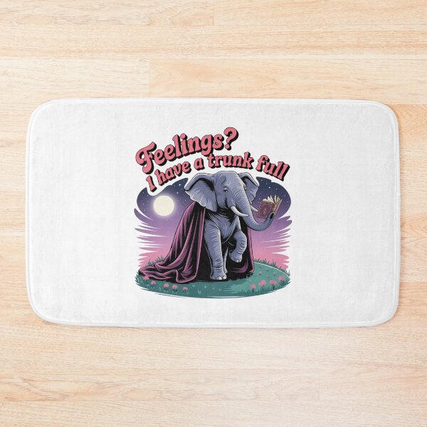 Item preview, Dramatic Elephant with Cape Reciting Poetry Funny designed and sold by MagicWander.