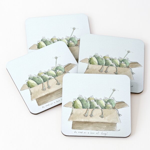 Item preview, As mad as a box of frogs  designed and sold by SketchingDoctor.
