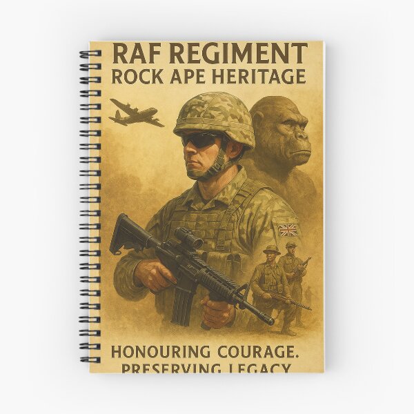Item preview, RAF Regiment Rock Ape Heritage designed and sold by Skyframe Aviation.
