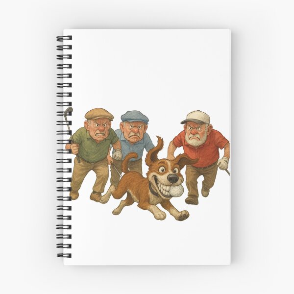 Item preview, Golfers chasing the dog-funny designed and sold by Andykinoz.