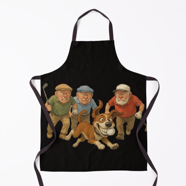 Item preview, Golfers chasing the dog-funny designed and sold by Andykinoz.