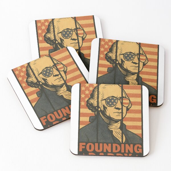 Item preview, George Washington with Flag Sunglasses and Patriotic Grunge Style designed and sold by haitrieuic96.