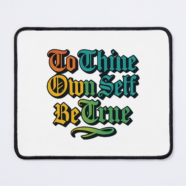 Item preview, To Thine Own Self Be True – Vibrant Typography - LGBTQ Stickers designed and sold by Haus Of Sin.