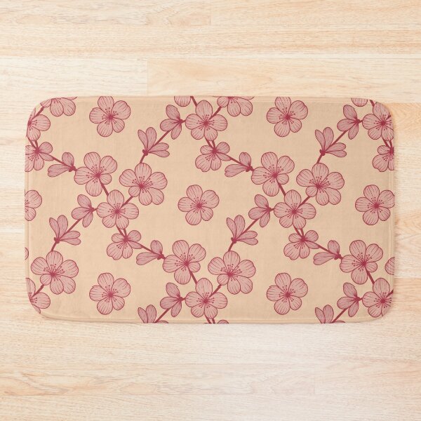 Item preview, Pink Preppy cherry blossom floral designed and sold by CandyVenom.