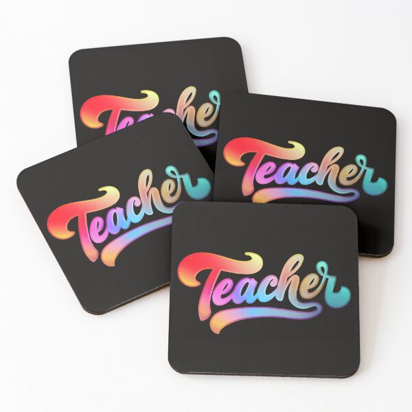 Item preview, Teacher – Bright Colorful Text Design for Educators" designed and sold by WHDProduction45.