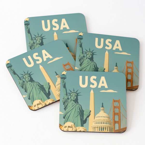 Item preview, USA Landmark Collage designed and sold by Taudalpoi.