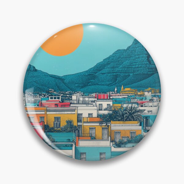 Item preview, Retro Cape Town Illustration designed and sold by Blurbean.