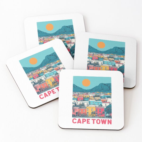 Item preview, Retro Cape Town Illustration designed and sold by Blurbean.