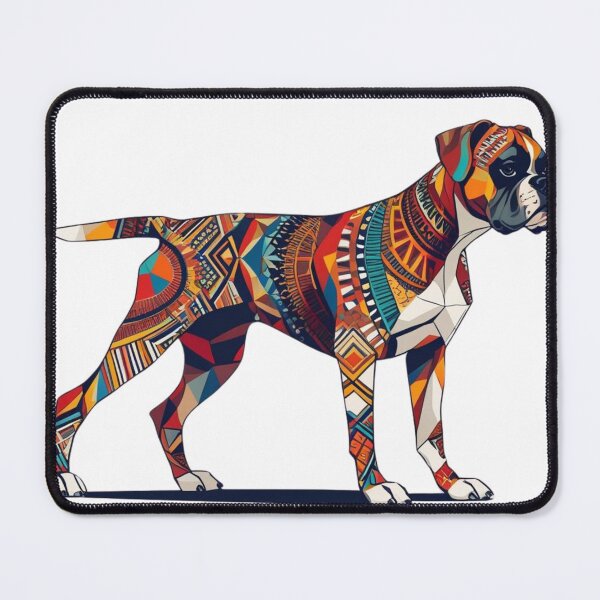 Item preview, Bodhi the Boxer – Geometric Mandala Dog Art designed and sold by WhiskerTales.