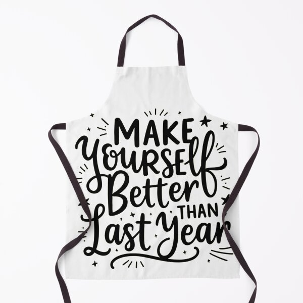 Item preview, Make Yourself Better Than Last Year – Motivational Growth Quote Art designed and sold by GRITMOOD.