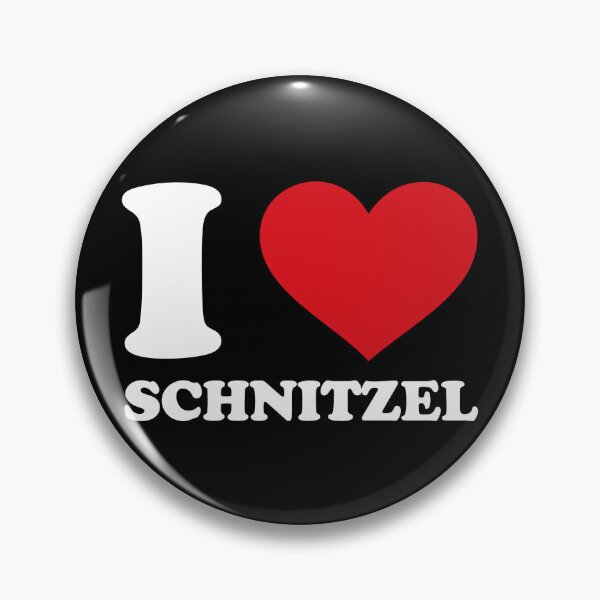 Item preview, I ❤️ Schnitzel – Funny Austrian lover white Design designed and sold by EmeraldeaArt.