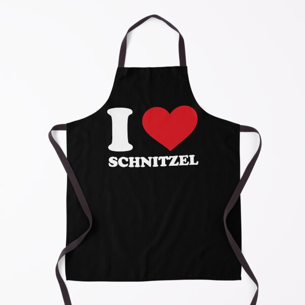 Item preview, I ❤️ Schnitzel – Funny Austrian lover white Design designed and sold by EmeraldeaArt.