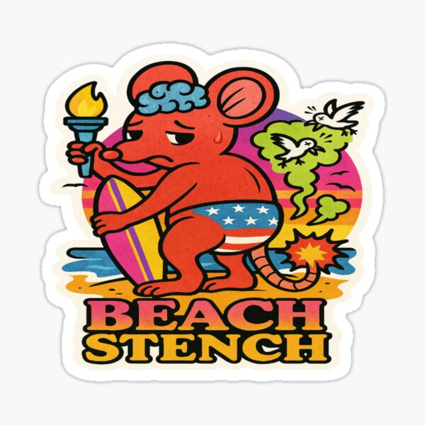 Item preview, SUNBURNED & STANKY: Curly Mouse's Beach Fail Premium Cool Trendy Best Gift  designed and sold by Imaginarium of Chaos falcon88 .