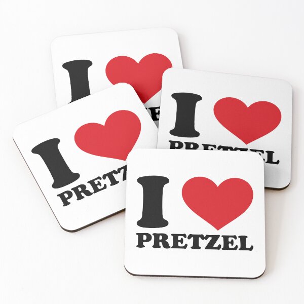 Item preview, I ❤️ Pretzel – Bavarian Snack Design designed and sold by EmeraldeaArt.