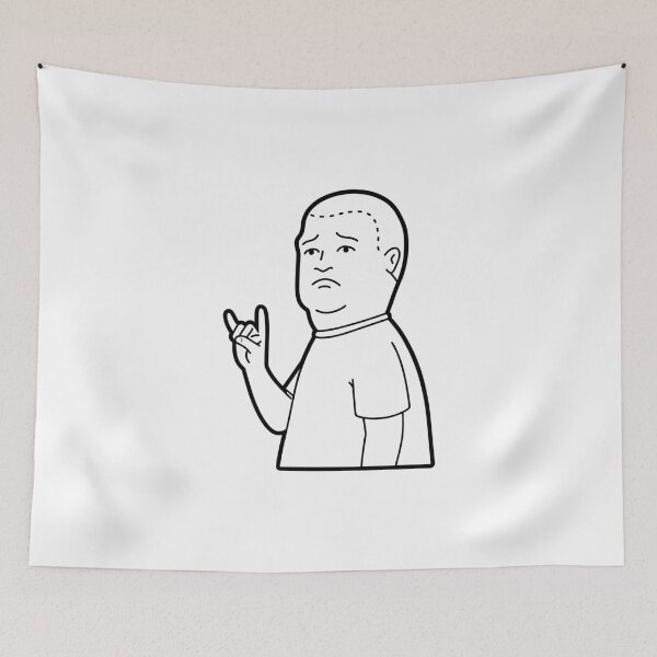 Item preview, Funny Cartoon Boy Rock On Design | Cute Vector Art with Hand Gesture designed and sold by tatajef14.