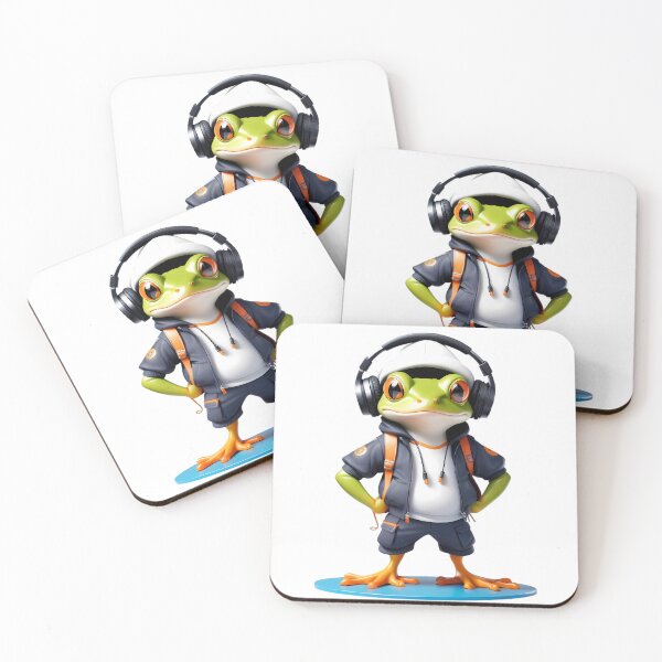 Item preview, Street Vibes Frog – Cool Urban Style Amphibian designed and sold by DaniArtDesign81.