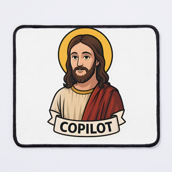 Item preview, Jesus as Copilot designed and sold by Day Dreamer.