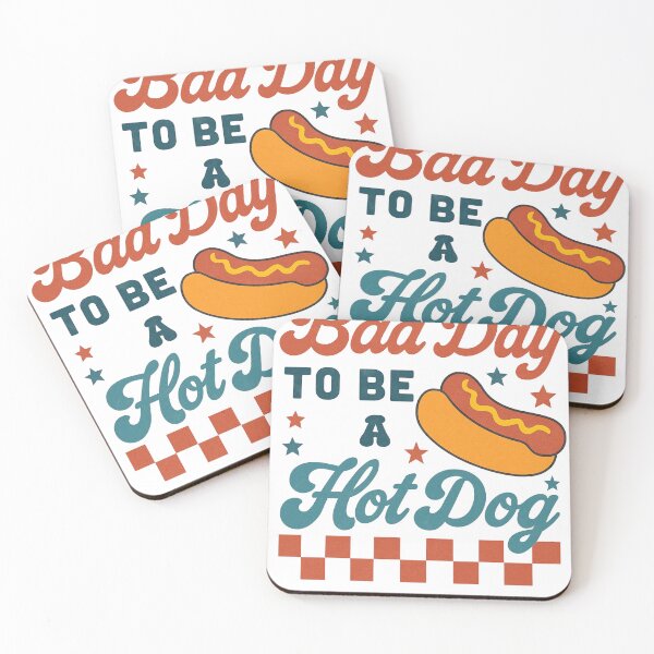 Item preview, Funny Retro Hot Dog Graphic with Patriotic Picnic Theme designed and sold by haitrieuic96.