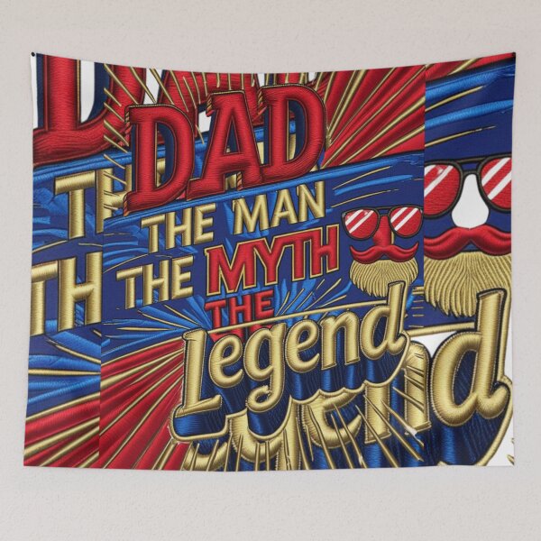 Item preview, Superdad  The Man The Myth The Legend  Bold Father’s Day Design designed and sold by ArtDesignTp.