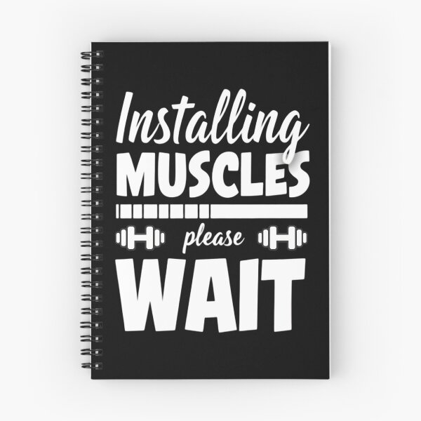 Item preview, Installing Muscles – Funny Gym Loading Quote for Fitness Motivation designed and sold by GRITMOOD.