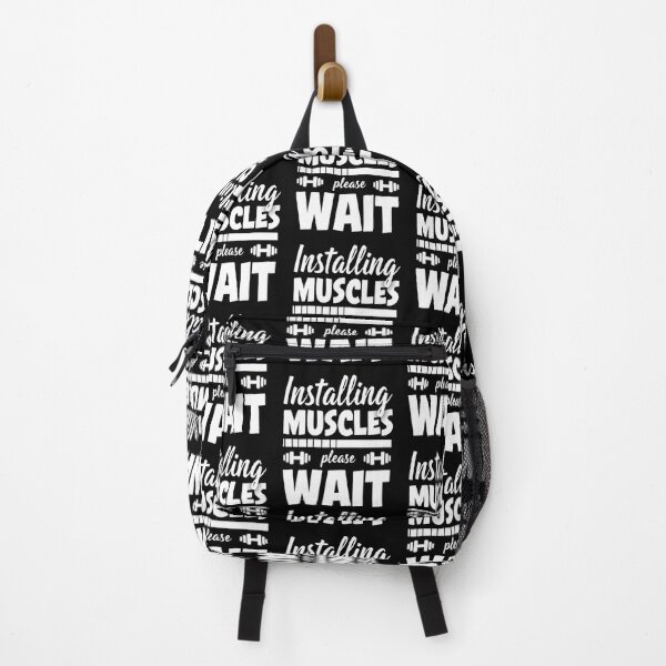 Item preview, Installing Muscles – Funny Gym Loading Quote for Fitness Motivation designed and sold by GRITMOOD.