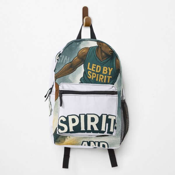 Item preview, Blessed & Ballin’ Backpack – Spirit-Led Basketball Ministry Gear | Kingdom Player Duffle & Backpack by FaithDripStudio designed and sold by FaithDripStudio.