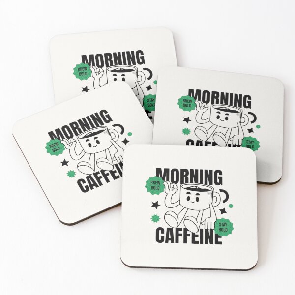 Item preview, Morning Caffeine: Brew Bold, Stay Bold Retro Graphic designed and sold by MJO80.