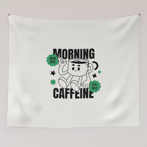 Item preview, Morning Caffeine: Brew Bold, Stay Bold Retro Graphic designed and sold by MJO80.