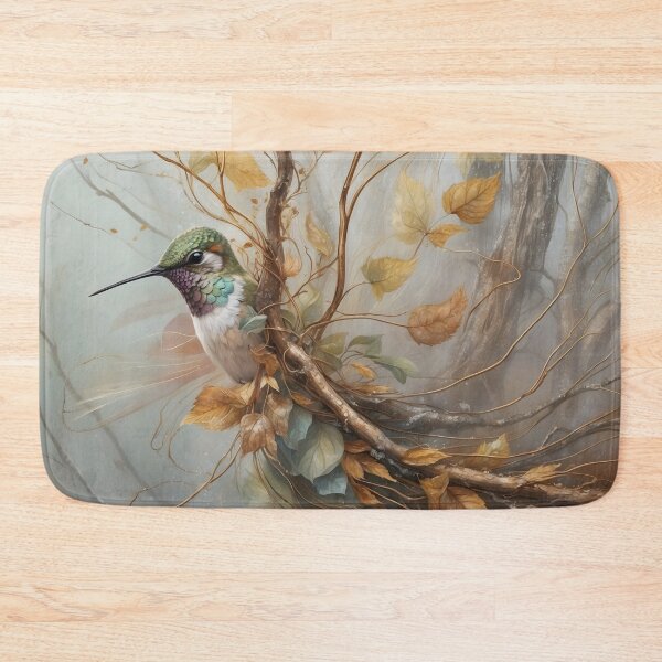 Item preview, Veinbound Hummingbird – Autumn Elegance in Flight by LaLi Designs designed and sold by LaLi-Designs.