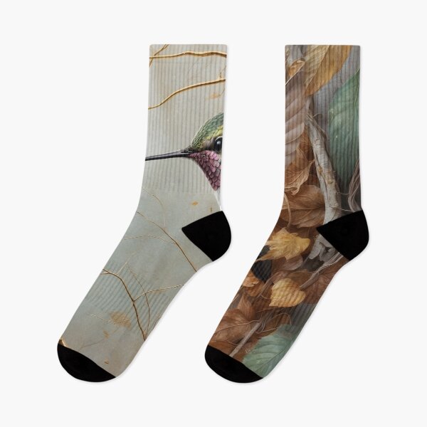 Item preview, Veinbound Hummingbird – Autumn Elegance in Flight by LaLi Designs designed and sold by LaLi-Designs.