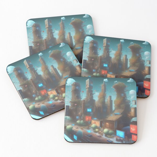 Item preview, Silicon Metropolis Digital Abstract Art designed and sold by Esterlane.