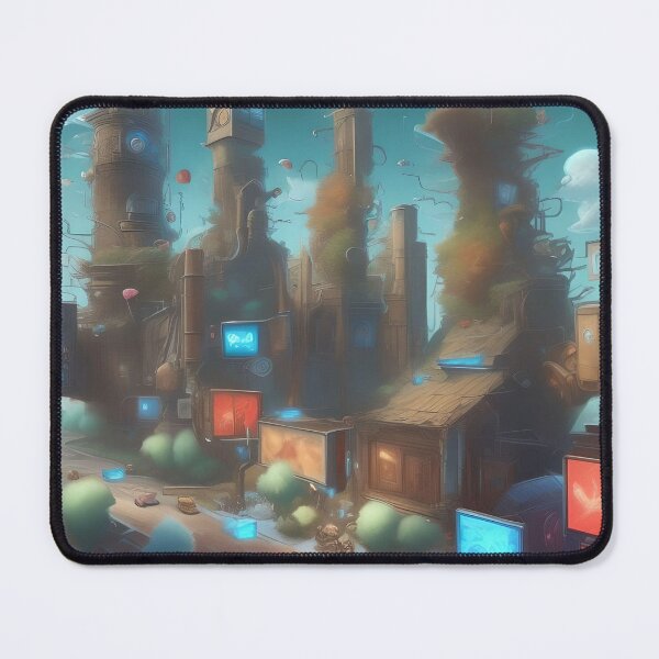 Item preview, Silicon Metropolis Digital Abstract Art designed and sold by Esterlane.