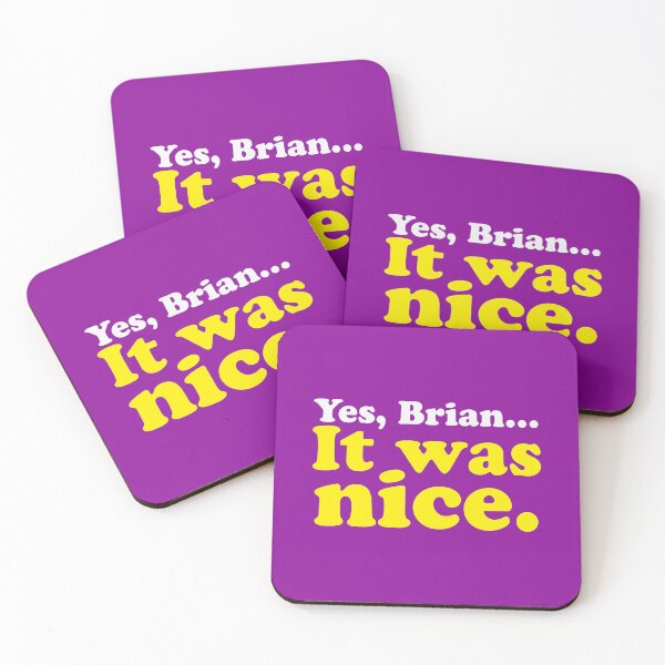 Item preview, Yes Brian, it was nice. Brian Wilson, beach boy Tribute slogan 2 designed and sold by Kludoman.
