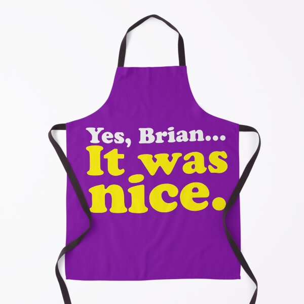 Item preview, Yes Brian, it was nice. Brian Wilson, beach boy Tribute slogan 2 designed and sold by Kludoman.