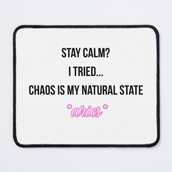 Item preview, Aries Astrology Quote designed and sold by Astro Corner.