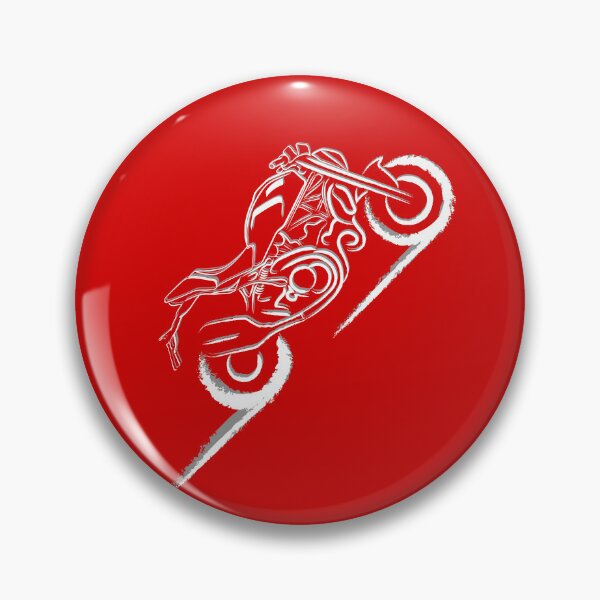 Item preview, Monster Street Bike Wheelie – Extreme Motorcycle Stunt Art designed and sold by etoide.