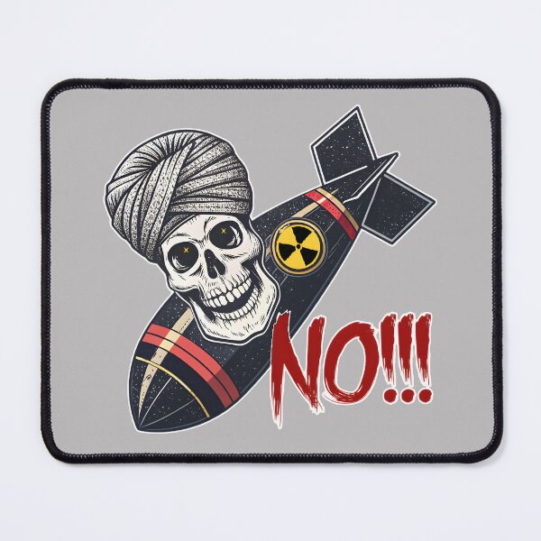 Item preview, No nuclear bomb for Iran! friendly caricature designed and sold by orthodox-icon.