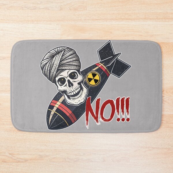 Item preview, No nuclear bomb for Iran! friendly caricature designed and sold by orthodox-icon.