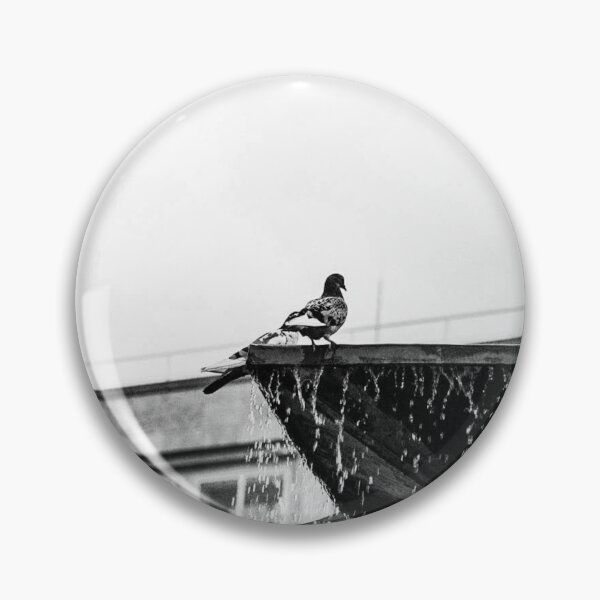 Item preview, Alexanderplatz Fountain with Bird – Berlin in Black and White designed and sold by photo-travel.