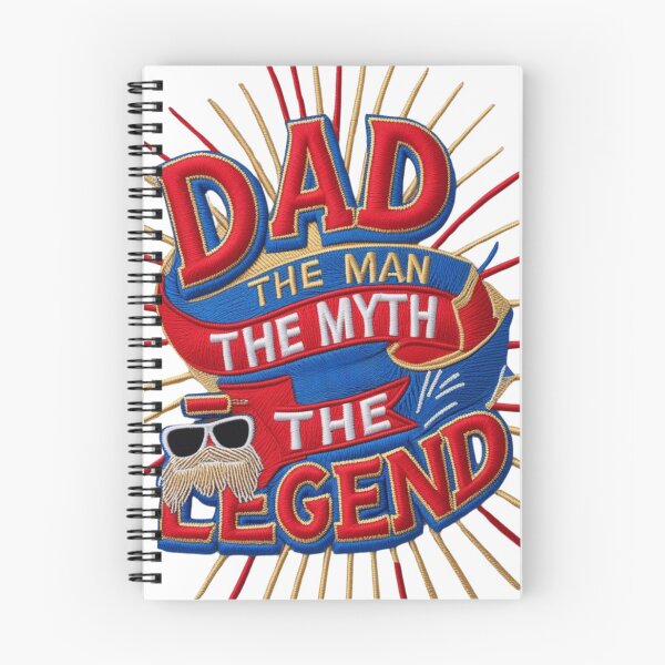 Item preview, Father's Day Embroidered Patch The Legend The Man The Myth Dad Gift" designed and sold by ArtDesignTp.