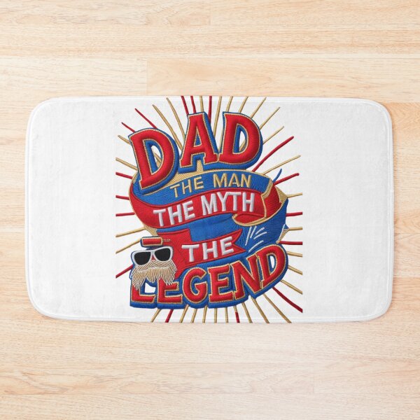 Item preview, Father's Day Embroidered Patch The Legend The Man The Myth Dad Gift" designed and sold by ArtDesignTp.