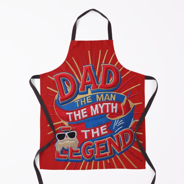 Item preview, Father's Day Embroidered Patch The Legend The Man The Myth Dad Gift" designed and sold by ArtDesignTp.