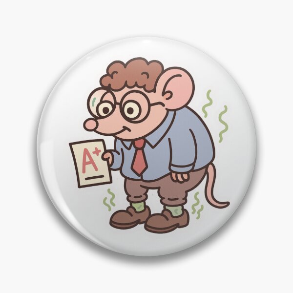 Item preview,  STUDENT: Curly Mouse Sniffs Straight A’s Premium Cool Trendy Best Gift  designed and sold by Imaginarium of Chaos falcon88 .